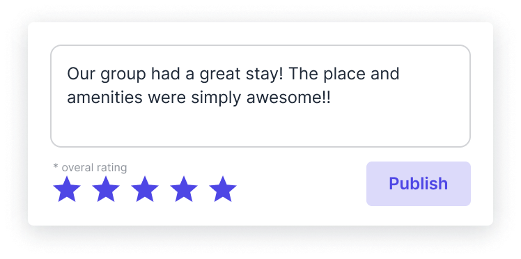 Score you cleaners and inspectors with our Staff Performance report.